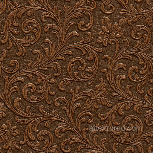 Ornate Synthetic Leather Seamless Texture seamless Leather PBR texture
