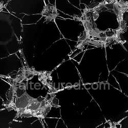 seamless Seamless 3D Cracked and Holed Glass PBR Texture with Transparent Shattered Pattern texture 8k free download PBR