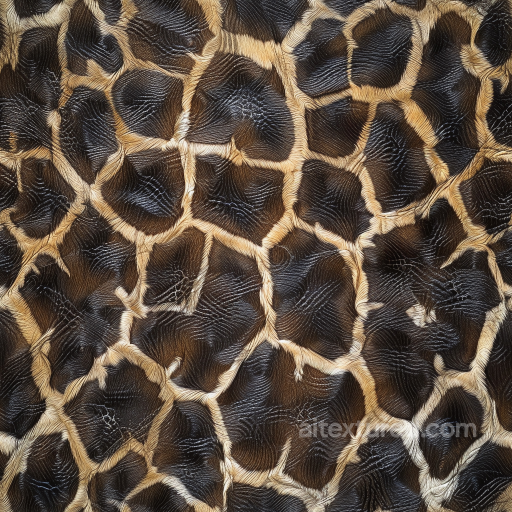 Cracked Dark Brown Leather PBR Texture with Aged Grain seamless Leather PBR texture
