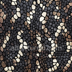 seamless Seamless 3D Scaled Skin PBR Texture with Detailed Organic Scale Patterns and Varied Tone texture 8k free download PBR