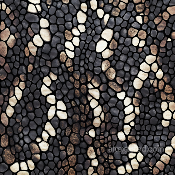 Scaled Skin PBR Texture with Detailed Organic Scale Patterns and Varied Tone Skin texture preview