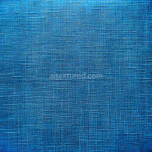 Seamless 3D Cracked Blue Denim Fabric PBR Texture with Worn Weave Pattern