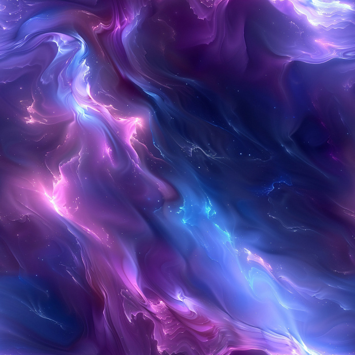 Featuring Glossy Purple and Blue Fluid Swirling Patterns seamless PBR texture preview