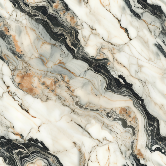 Arabescato Natural Marble PBR Texture with Bold Veins and Warm Accents Marble texture preview