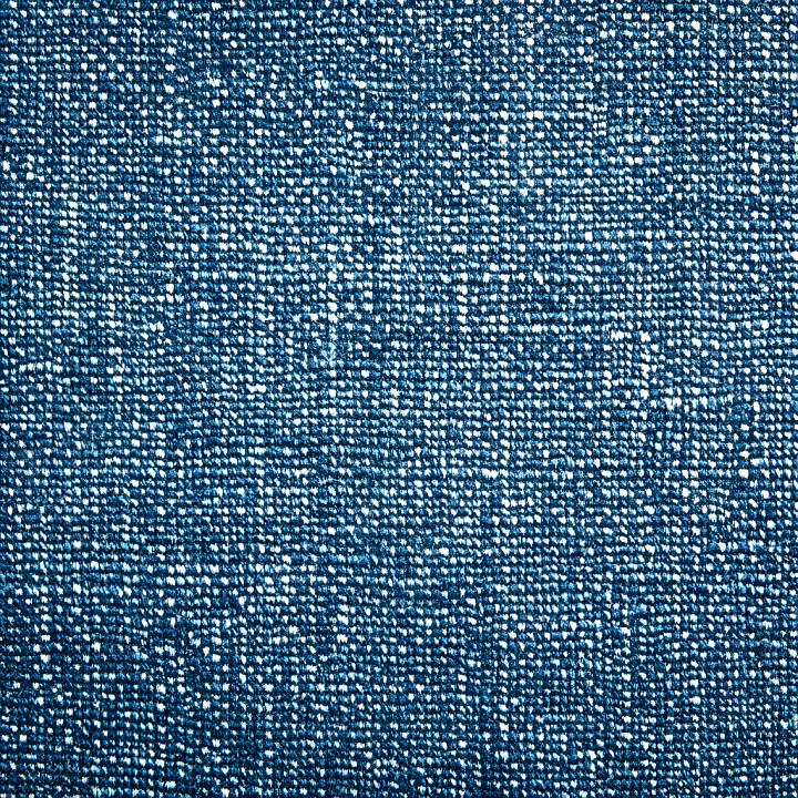 Denim Jeans of Blue Woven Fabric with Small Worn Holes seamless PBR texture preview