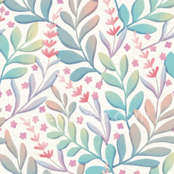 seamless Seamless 3D PBR Texture with Pastel Wild Flower Painted Pattern texture 8k free download PBR