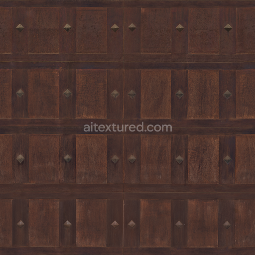 Wooden Garage Door — Wooden Outdoor Door Wood Wooden Outdoor — PBR seamless 3D texture