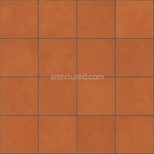 Clean Terracotta Tile Texture Seamless 1024X1024