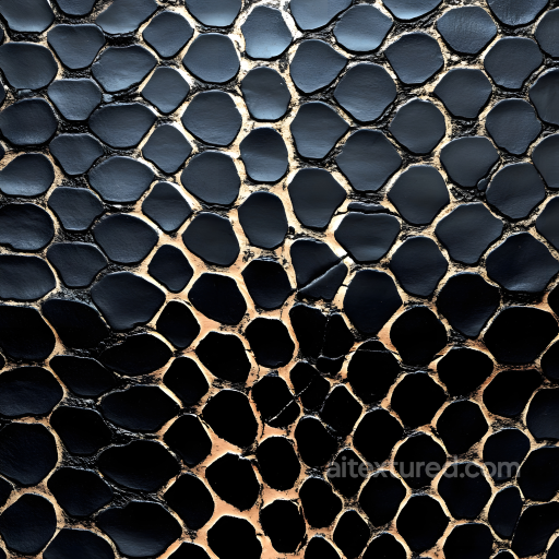 Dark Reptilian Skin Featuring Organic Scale Patterns Seamless Texture seamless Skin PBR texture