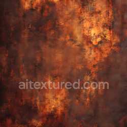 seamless Seamless 3D PBR Texture of Rusted and Cracked Metal Surface in Warm Orange Tones texture 8k free download PBR