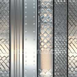 seamless Seamless 3D embossed steel panels PBR texture with rivets and diamond patterns texture 8k free download PBR