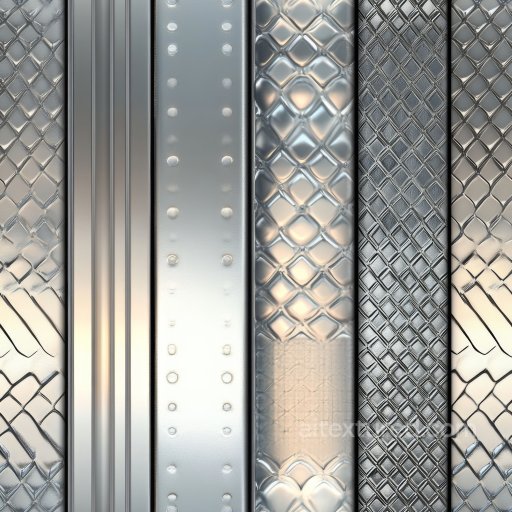 embossed steel panels PBR texture with rivets and diamond patterns seamless Metal PBR texture