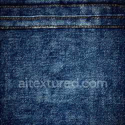 seamless Seamless 3D Cracked Denim Fabric PBR Texture with Blue Tones and Orange Stitching texture 8k free download PBR