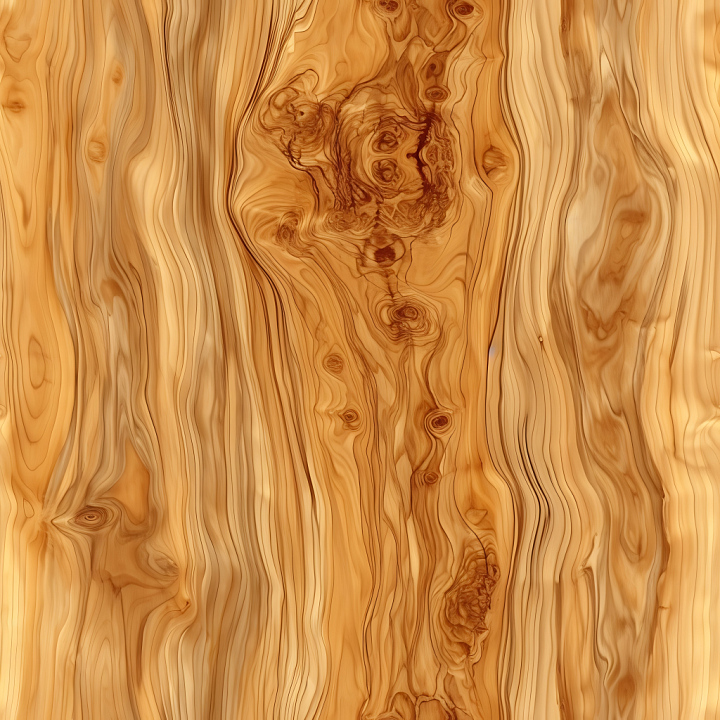 Natural Pine Wood Planks with Knots and Grain seamless PBR texture preview