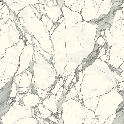 Classic White Marble Seamless Texture with Platinum Veins seamless Marble PBR texture