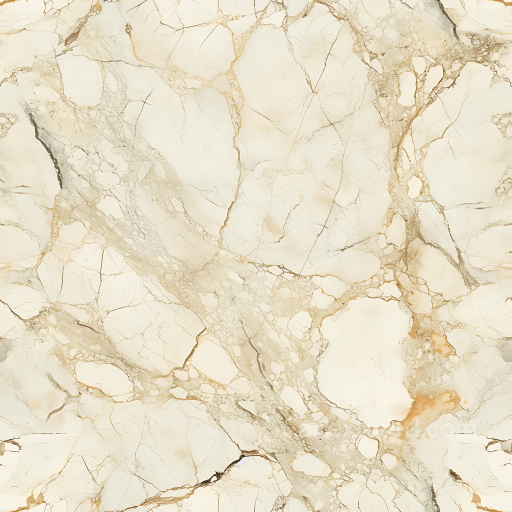 Guatemala Cream Natural Marble Texture with Beige and Brown Veins seamless Marble PBR texture