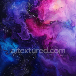 seamless Seamless 3D Alcohol Ink PBR Texture Featuring Cosmic Purple and Blue Fluid Swirls texture 8k free download PBR