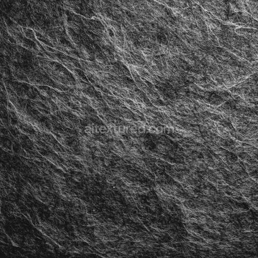 Seamless 3D Felt PBR Texture with Dense Dark Gray Fibrous Surface