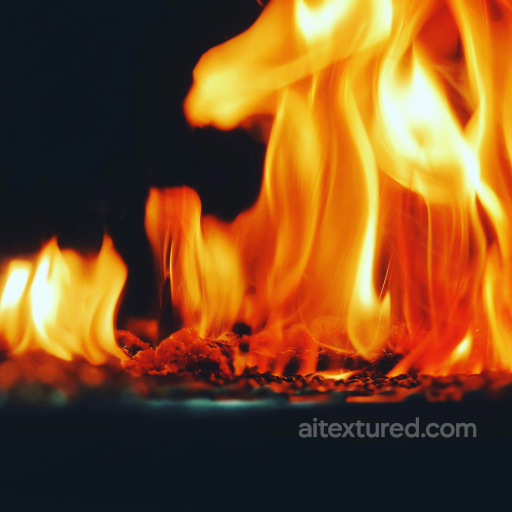 Realistic Fire Flame Texture PBR 4K Source for 3D Art seamless Fire PBR texture
