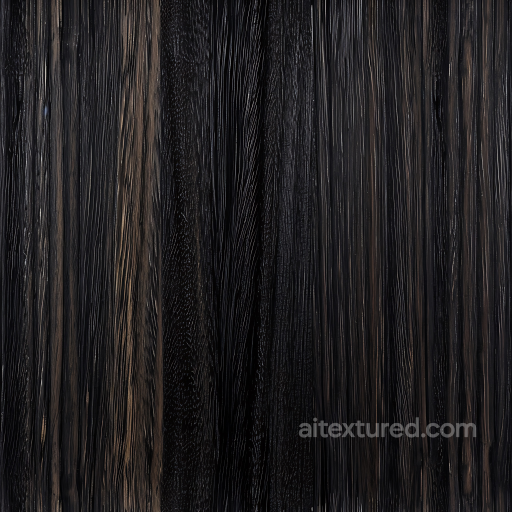 Dark Charred Wood Planks Seamless Texture with Deep Grain seamless Wood PBR texture
