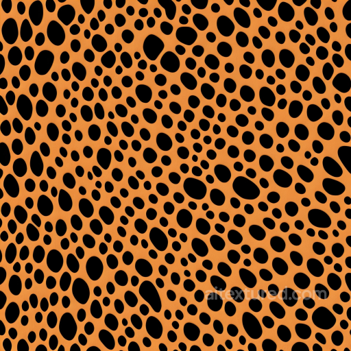Orange and Black Leopard Print Pattern Seamless Texture seamless Leopard Print PBR texture