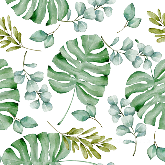 Watercolor Greenery Texture with Botanical Leaf Patterns watercolor greenery texture preview