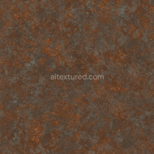 Metallic Oxidized Iron Seamless Texture