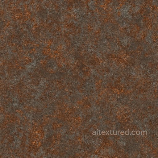 Metallic Oxidized Iron Seamless Texture seamless Rust PBR texture