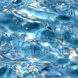 seamless Seamless 3D PBR Glossy Texture Featuring Fluid Blue Liquid Surface with Reflective Highlights texture 8k free download PBR