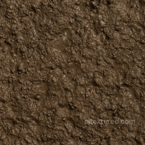 Natural Wet Soil Seamless Texture seamless Sand-soil PBR texture