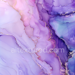 seamless Seamless 3D Alcohol Ink PBR Texture with Purple and Gold Fluid Waves texture 8k free download PBR