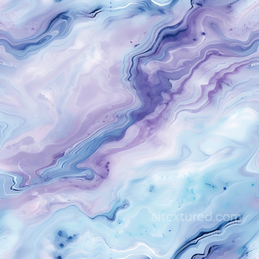 Polished Agate Stone PBR Texture with Blue and Purple Layered Pattern seamless Stone PBR texture