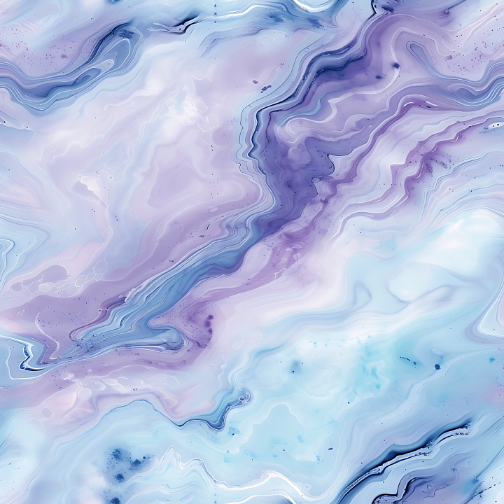 Polished Agate Stone with Blue and Purple Layered Pattern seamless PBR texture preview
