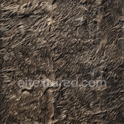 seamless Seamless 3D PBR Texture of Long Fur Brown Leather with Natural Flowing Hair Patterns texture 8k free download PBR