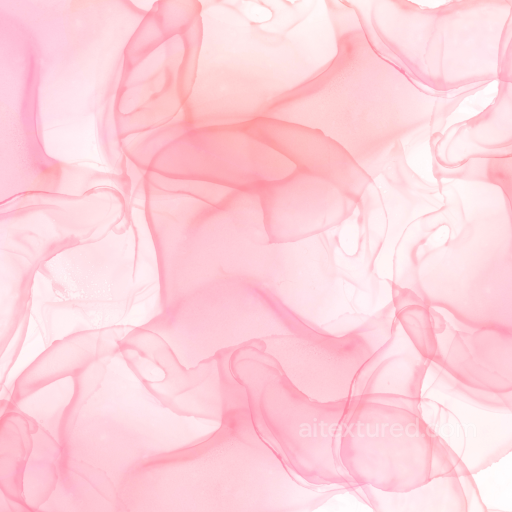 Pink Watercolor Alcohol Ink Texture with Soft Transparent Layers seamless Watercolor texture PBR texture