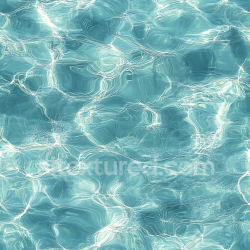 seamless Seamless 3D PBR Texture of Clear Pool Water with Gentle Soft Waves and Light Caustics texture 8k free download PBR