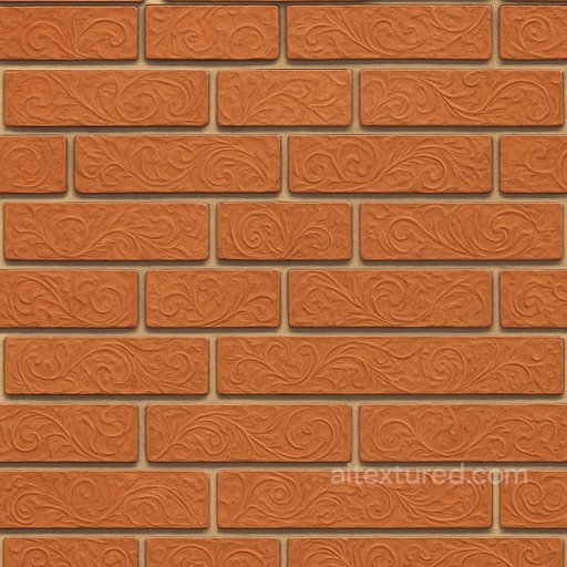 Decorative Brick Seamless Texture seamless Basic-materials PBR texture