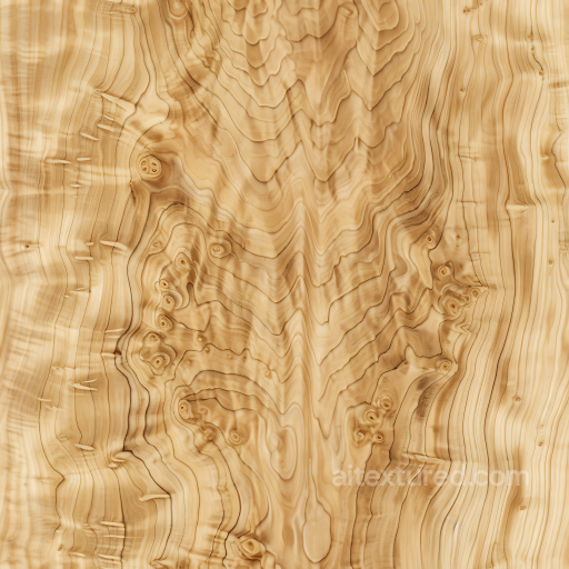 Burl Wood PBR Texture Featuring Light Color and Distinctive Knot Patterns seamless Wood PBR texture