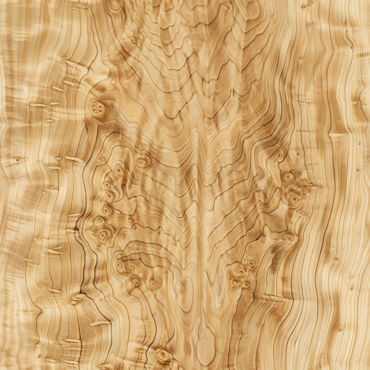 Burl Wood Featuring Light Color and Distinctive Knot Patterns seamless PBR texture preview
