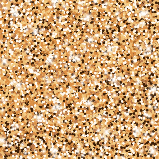 Preview — Seamless 3D PBR Texture of Golden Glitter Sparkles with Hexagonal Pattern