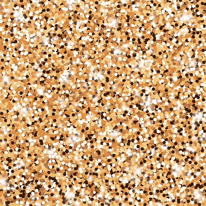 Golden Glitter Sparkles with Hexagonal Pattern seamless PBR texture preview
