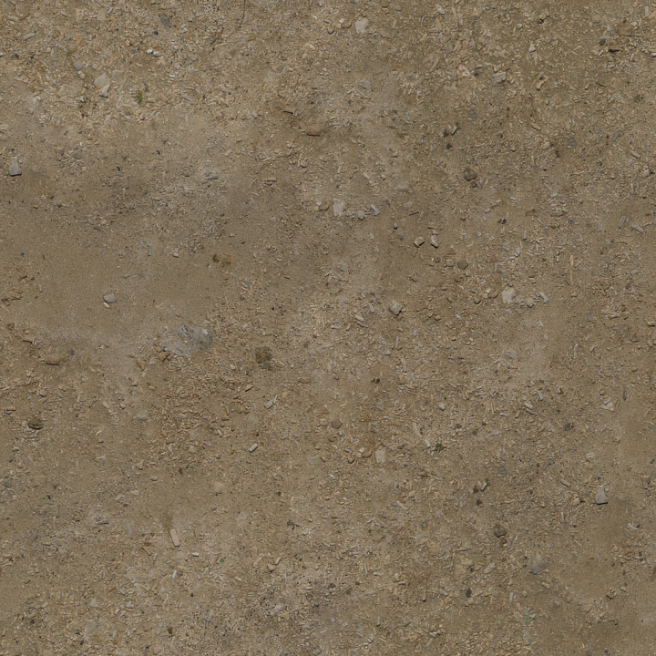 Sand Seaside Rough - Beach Sand Seaside Uneven Stones Brown seamless PBR texture preview