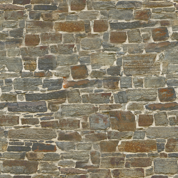 Castle Wall - Wall Variation Castle Wall Rough seamless PBR texture preview