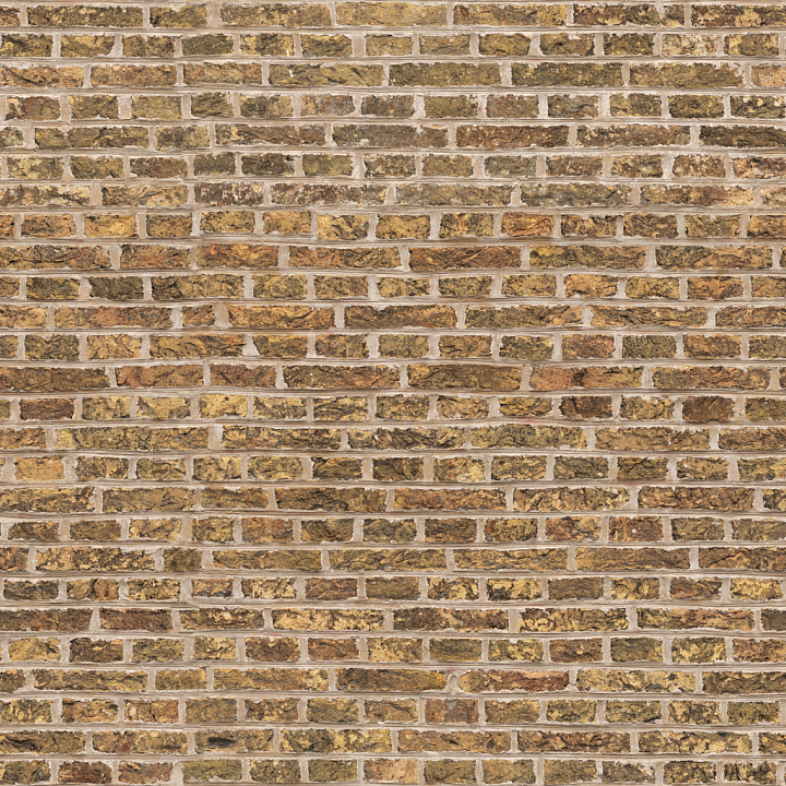 Yellow Rough Lines Brick seamless PBR texture preview