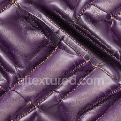 seamless Seamless 3D Quilted Purple Leather PBR Texture with Detailed Grain and Stitching texture 8k free download PBR