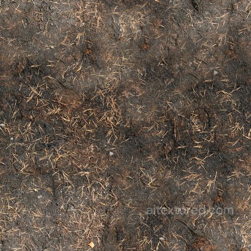 Mud Burned Fire seamless Fire PBR texture