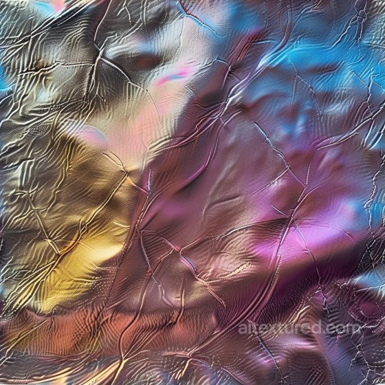 cracked leather PBR texture with vibrant iridescent colors and fine grain Leather texture preview
