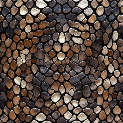 Seamless 3D PBR Texture of Detailed Reptilian Skin with Natural Tone Variations