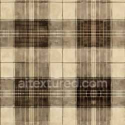 seamless Seamless 3D PBR Texture of Brown and Beige Classic Plaid Fabric Pattern texture 8k free download PBR