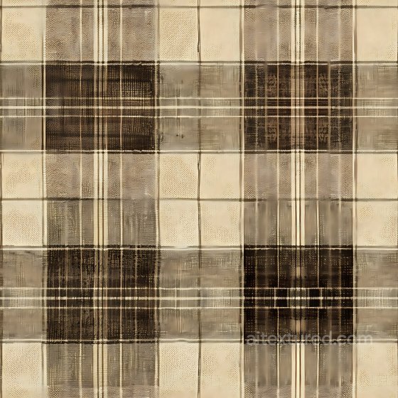 Brown and Beige Classic Plaid Fabric Pattern Seamless Texture Plaid texture preview